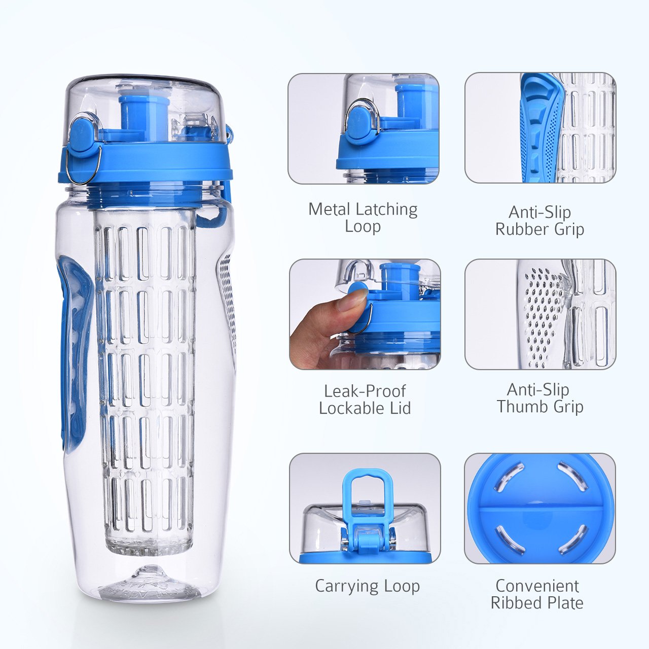 Ozetti Infuser Water Bottle - 32oz