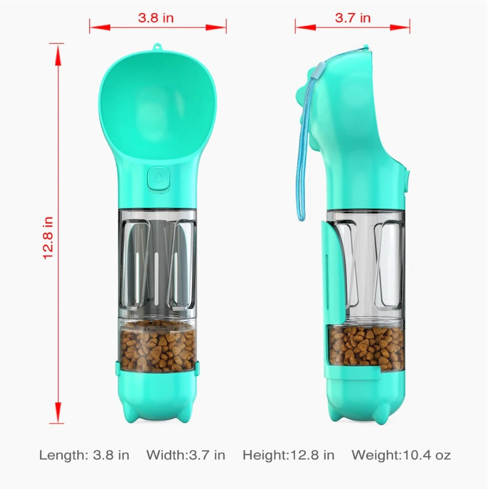 Dog Food and Water Bottle for Outdoor