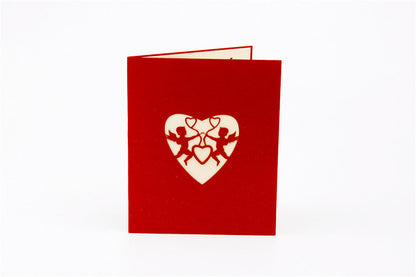 3D Love Pop Up Card and Envelope