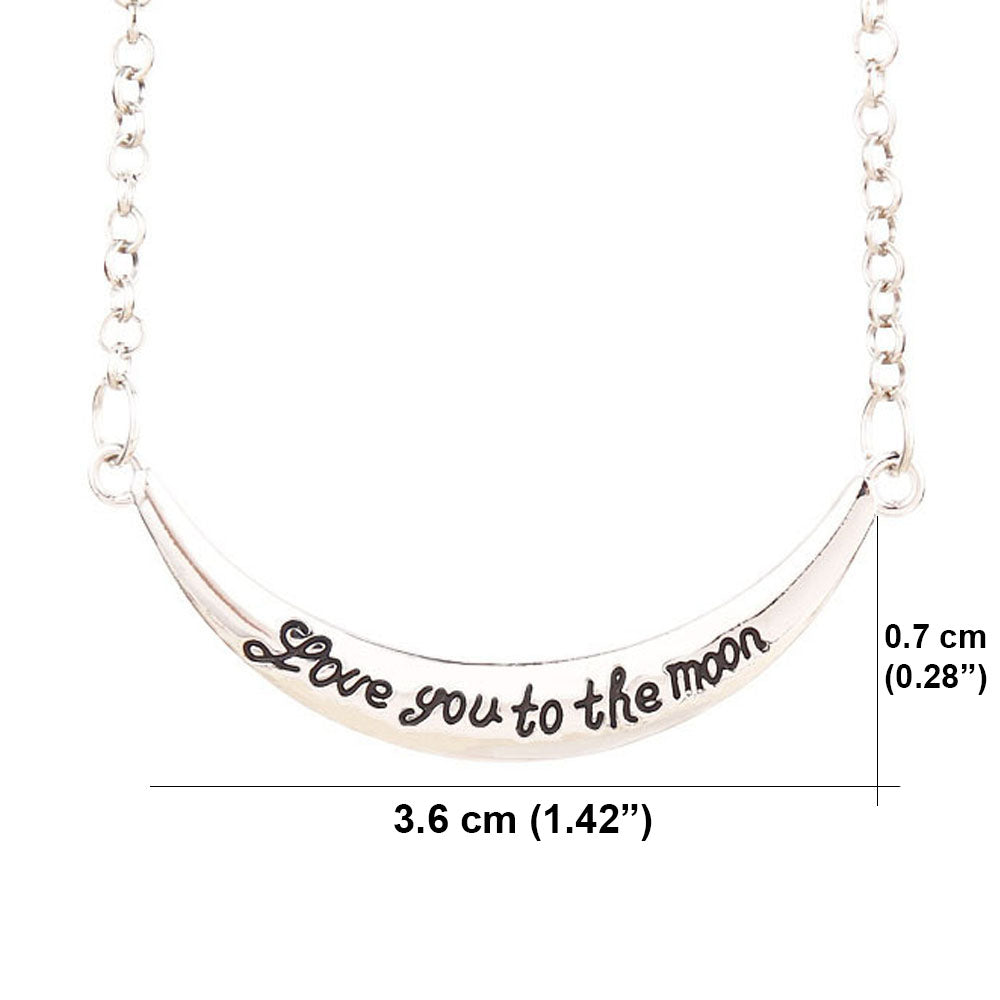 Love You to The Moon - Pendant Bracelet