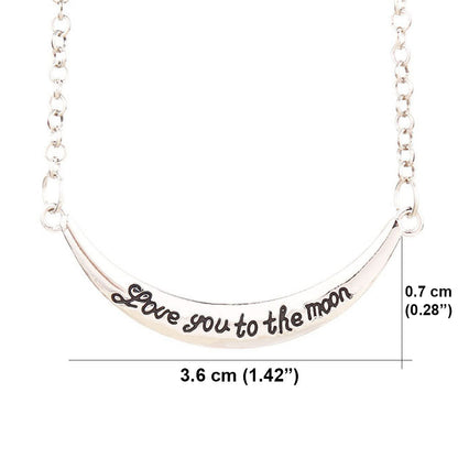 Love You to The Moon - Pendant Bracelet