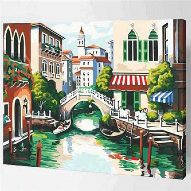 DIY Paint by Numbers Kit - Venice