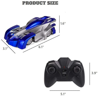 Wall Climbing Remote Control RC Car - Blue