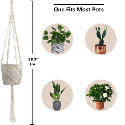 Macrame Plant Hanger - 3 Pack