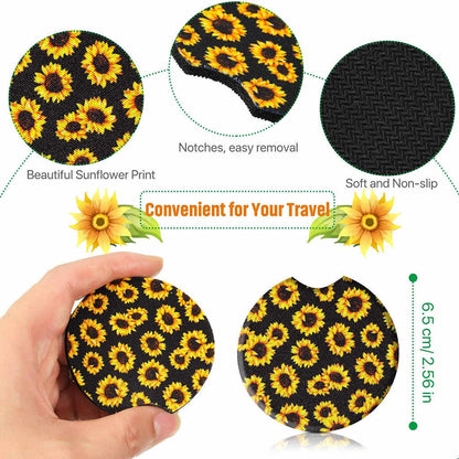 Car Coaster for Drinks - Absorbent - 2.75 Inches