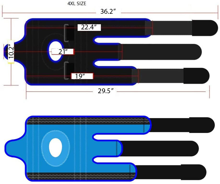 Plus Braces Knee Support - 4 Sizes (Single)