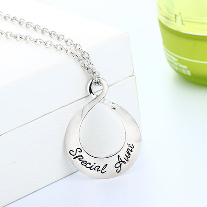 “Special Aunt” Necklace | Adorable Round Pendant Special Aunt Necklace| Best Necklace for Woman