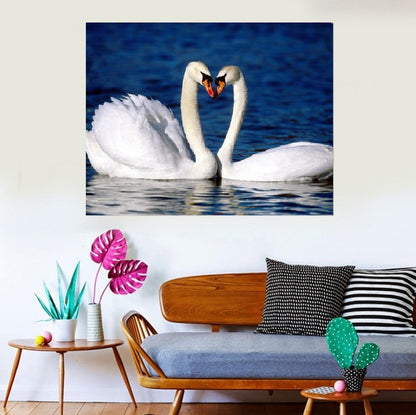 Paint by Numbers Kit - White Swans