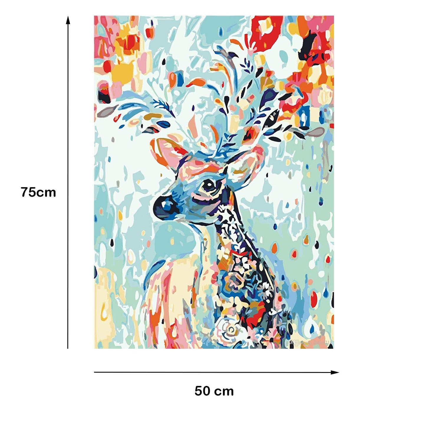 Christmas Deer Puzzle - Large Paper Jigsaw Puzzle [1000 Pieces]