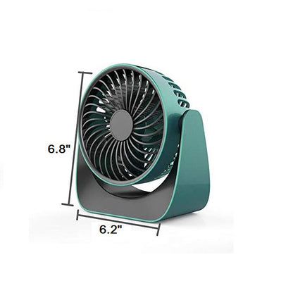 Portable Desk Fan - Battery Powered Small Mini Quiet USB Fan