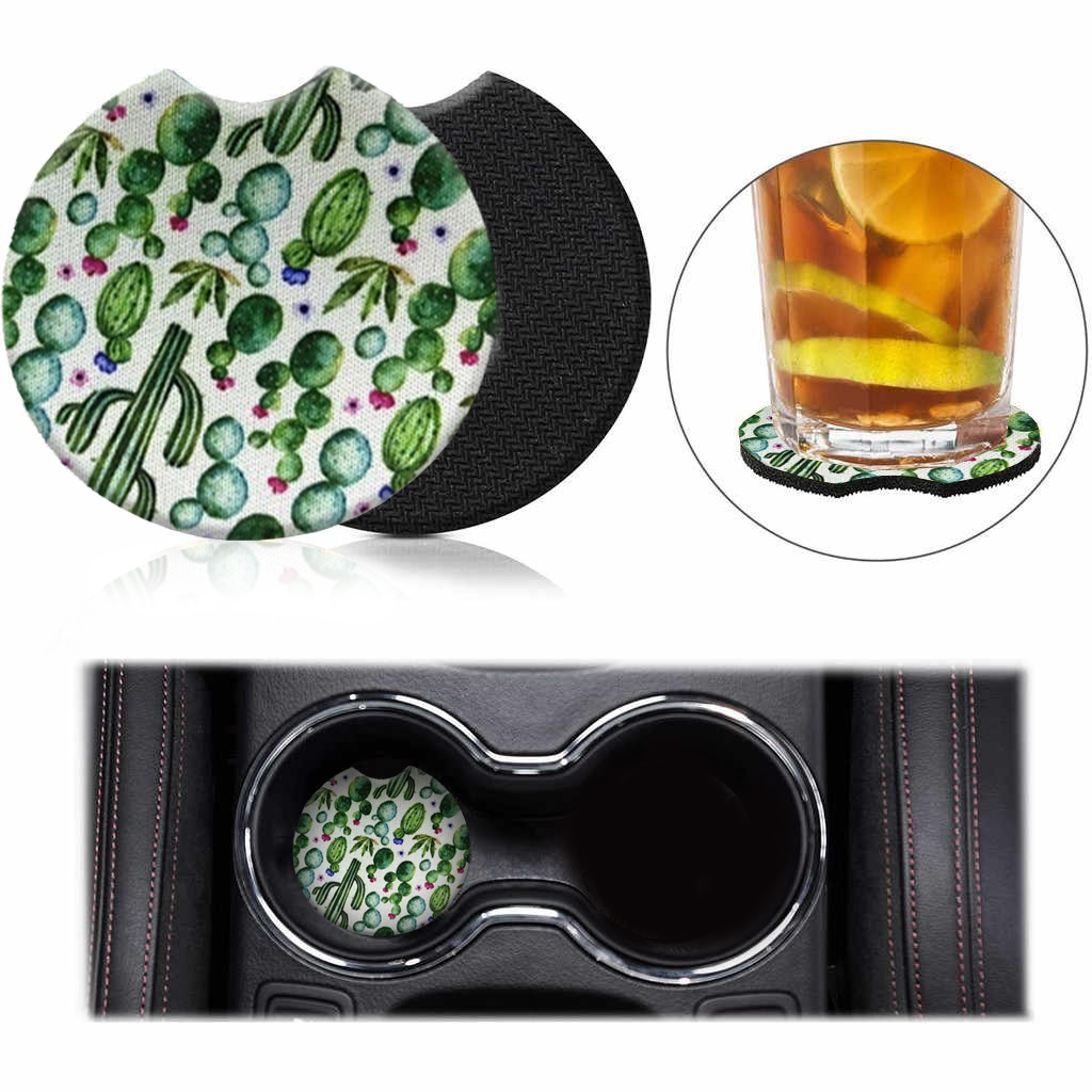 Car Coaster for Drinks - Absorbent - 2.75 Inches