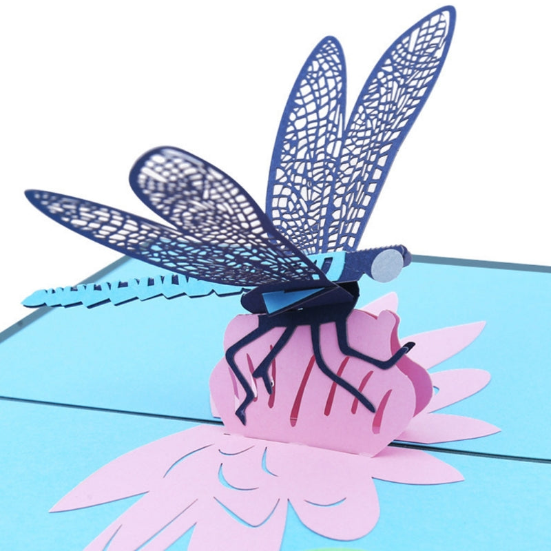 3D Dragonfly Pop Up Card and Envelope