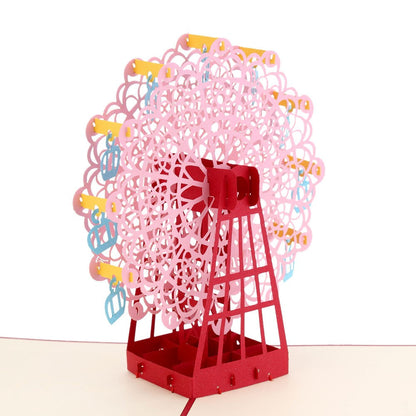 3D Ferris Wheel Pop Up Card and Envelope