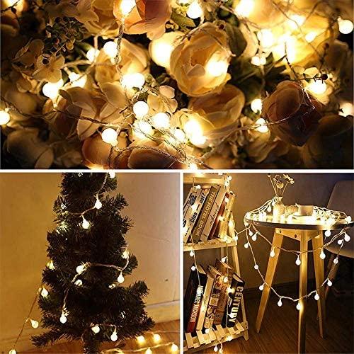 33 FT 100 LED Globe Ball String Lights - 2 PACK