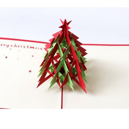 3D Christmas Tree Pop Up Card and Envelope