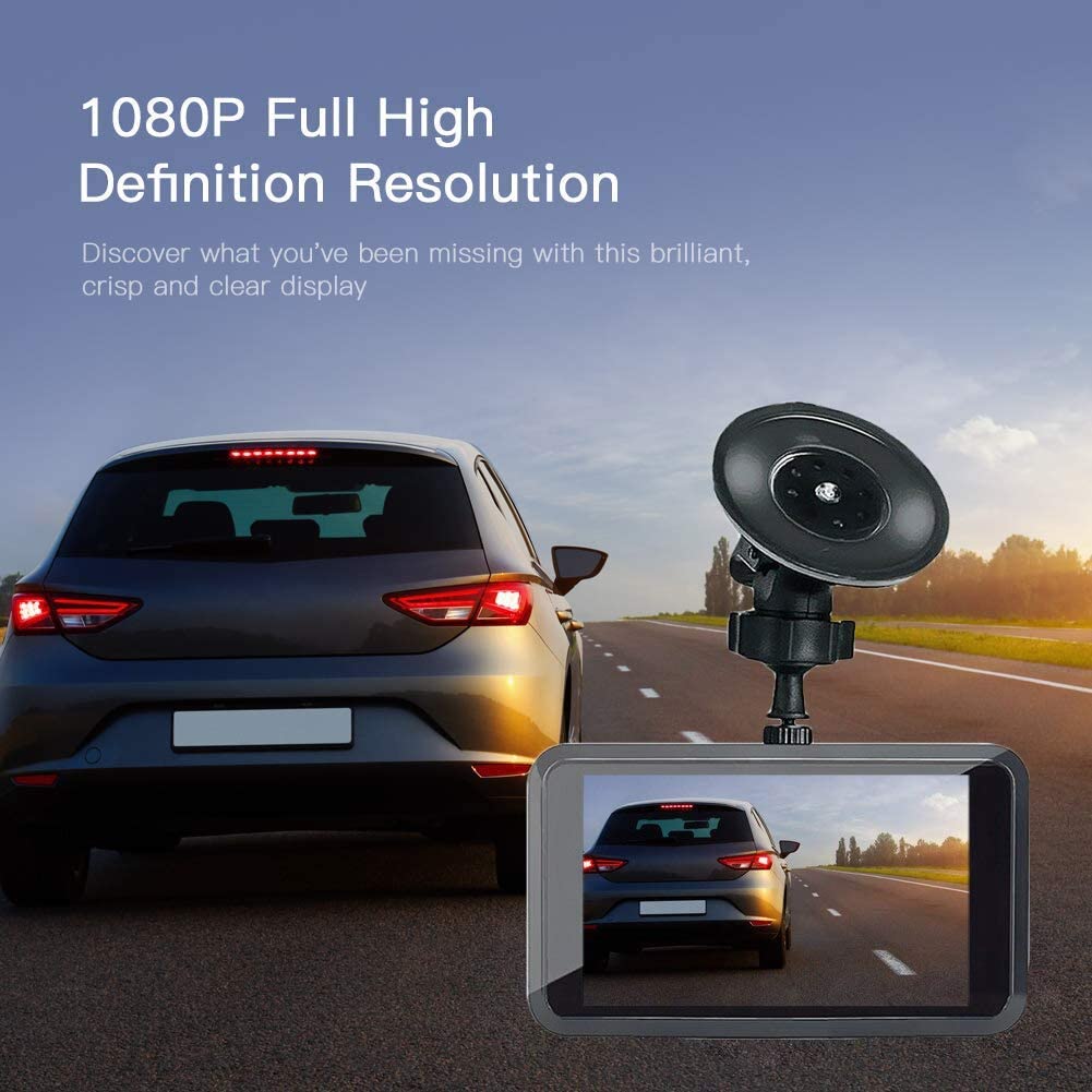 Dual Dash Camera 3" LCD Display