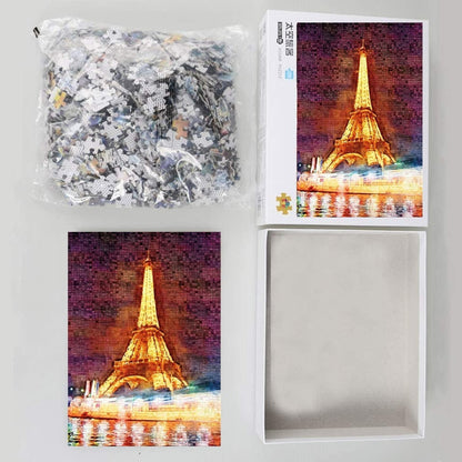 Night Lights - Large Paper Jigsaw Puzzle [1000 Pieces]