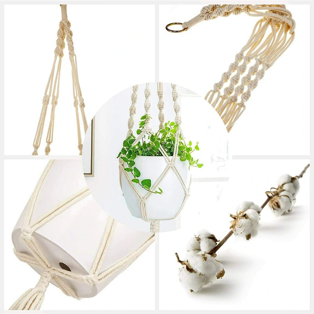 Macrame Plant Hanger - 3 Pack