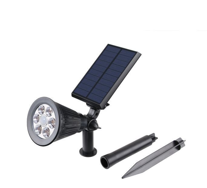 Upgraded Solar Outdoor Light 6 LED 300 LUM Waterproof - Auto On/Off