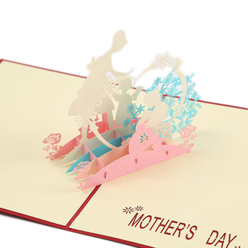 3D Mothers Day Pop Up Card and Envelope