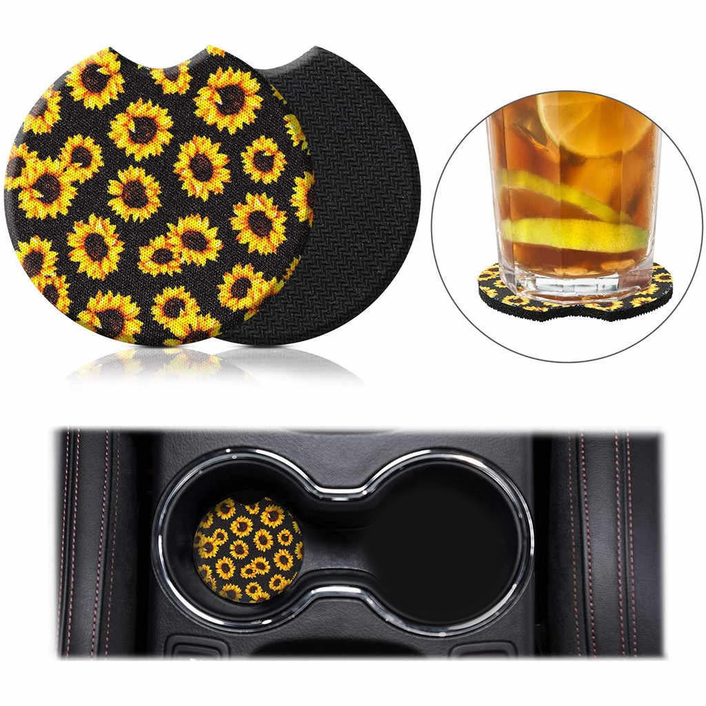 Car Coaster for Drinks - Absorbent - 2.75 Inches