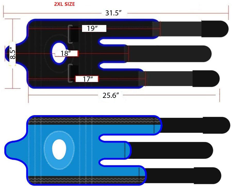 Plus Braces Knee Support - 4 Sizes (Single)