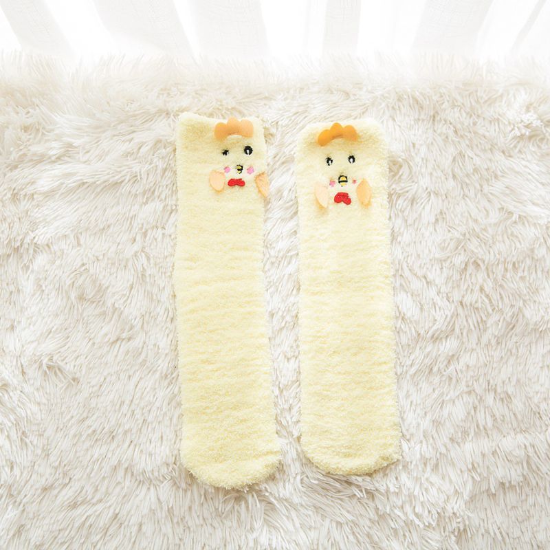 Winter Socks for Girls - Funny Animals - Chicken- [1 Pair]