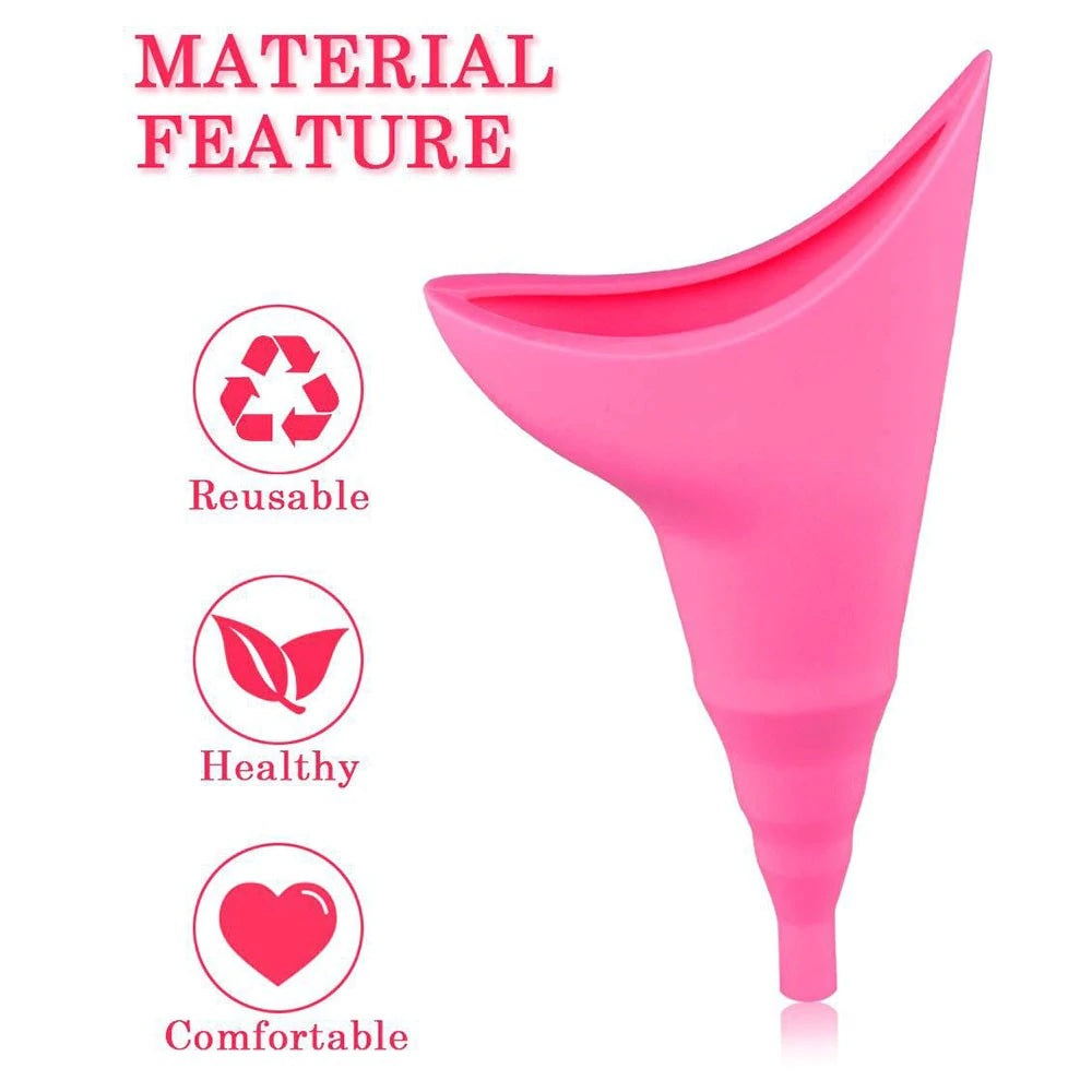 Female Urinal Travel Urination Device - Pee Funnel for Women