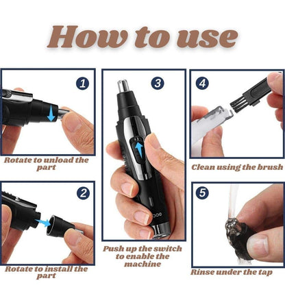 Ear and Nose Hair Trimmer Set