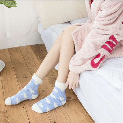 Winter Socks for Women - Soft Warm Fluffy Cozy- [4 Pairs]