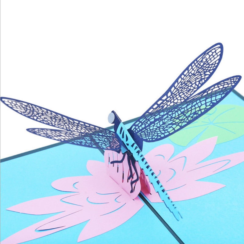 3D Dragonfly Pop Up Card and Envelope