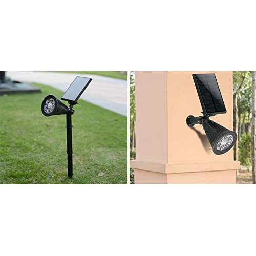 Upgraded Solar Outdoor Light 6 LED 300 LUM Waterproof - Auto On/Off