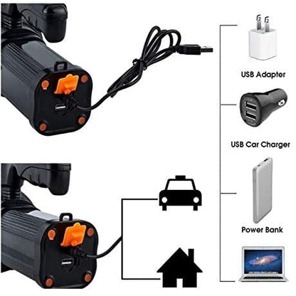 LED 55W Rechargeable Spot Flashlight