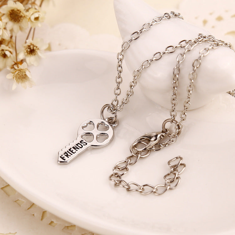 Best Friends Necklace Set - Personalized Friendship Jewelry Gift