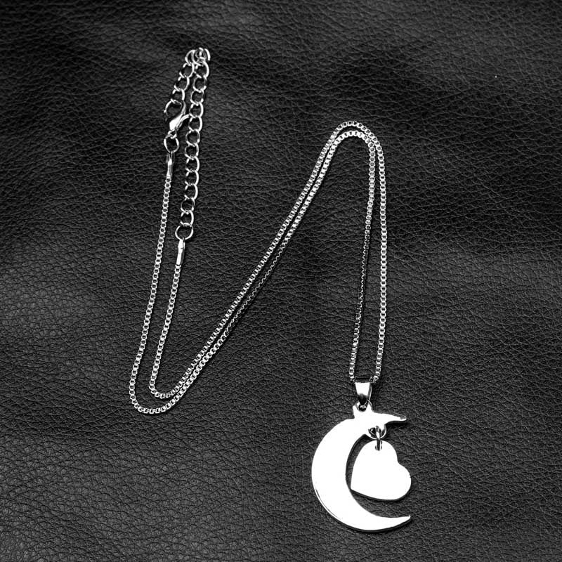 Dad I Love You to The Moon and Back - Personalized Jewelry Necklace Gift