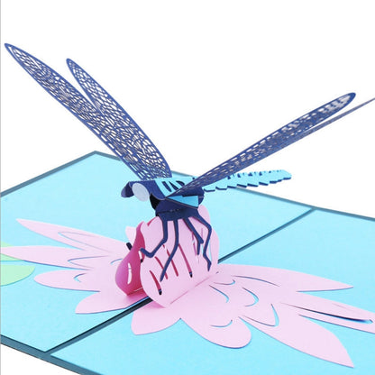 3D Dragonfly Pop Up Card and Envelope