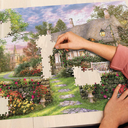 Cottage Landscape Puzzle - Large Paper Jigsaw Puzzle [1000 Pieces]