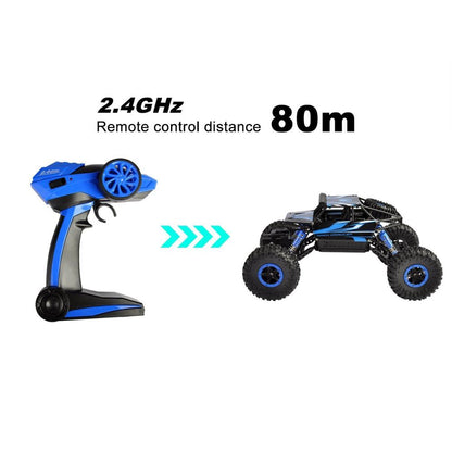 Remote Control Car with Rechargeable Batteries, Blue Kiddro