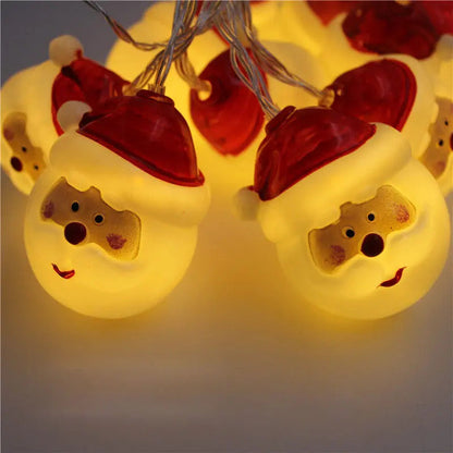 Led Santa String Lights - Christmas Lights