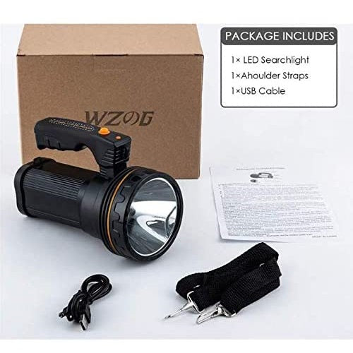 LED 55W Rechargeable Spot Flashlight