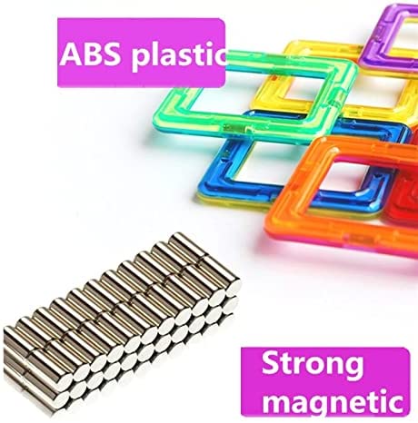 Upgraded Magnetic Blocks Tough Building Tiles Toy - 60 Piece