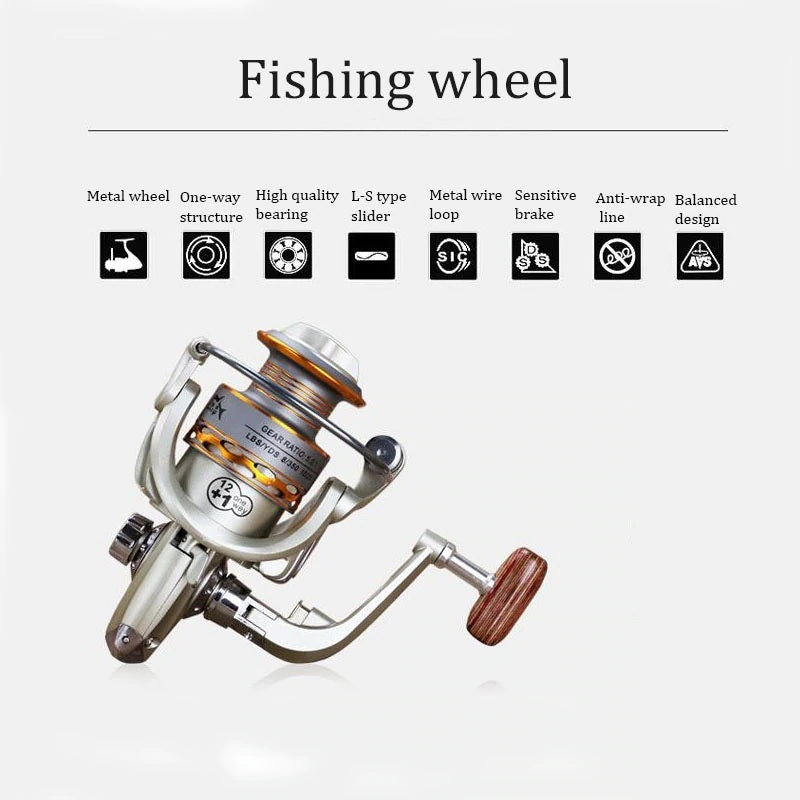 Spinning Fishing Reels for Freshwater - DX2000 Model