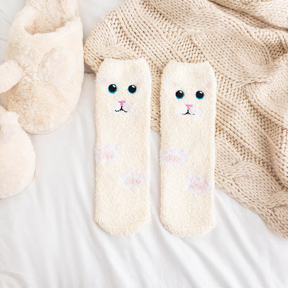 Winter Socks for Women - Panda Fox Pig Owl - [5 Pairs]