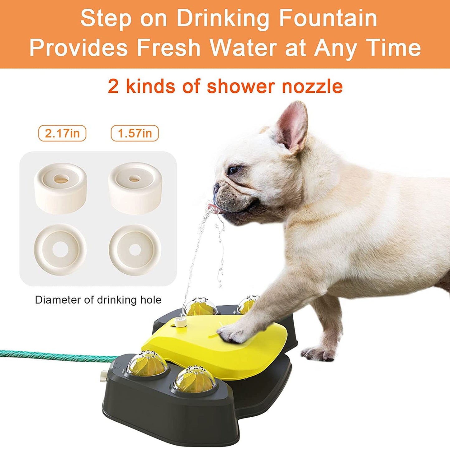 Dog Sprinkler - Outdoor Canine Water Fountain