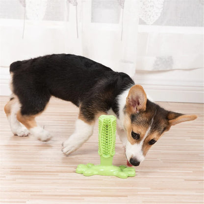 Dog Toothbrush Chew Toy - For Dogs of 40-80 lbs - Green