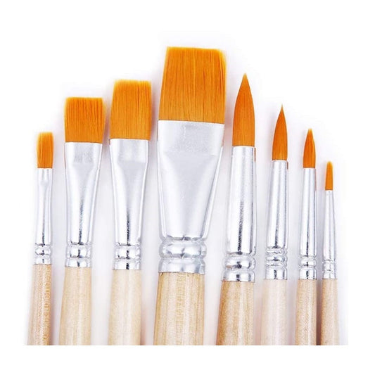 Broad Paint Brushes Set 8pcs