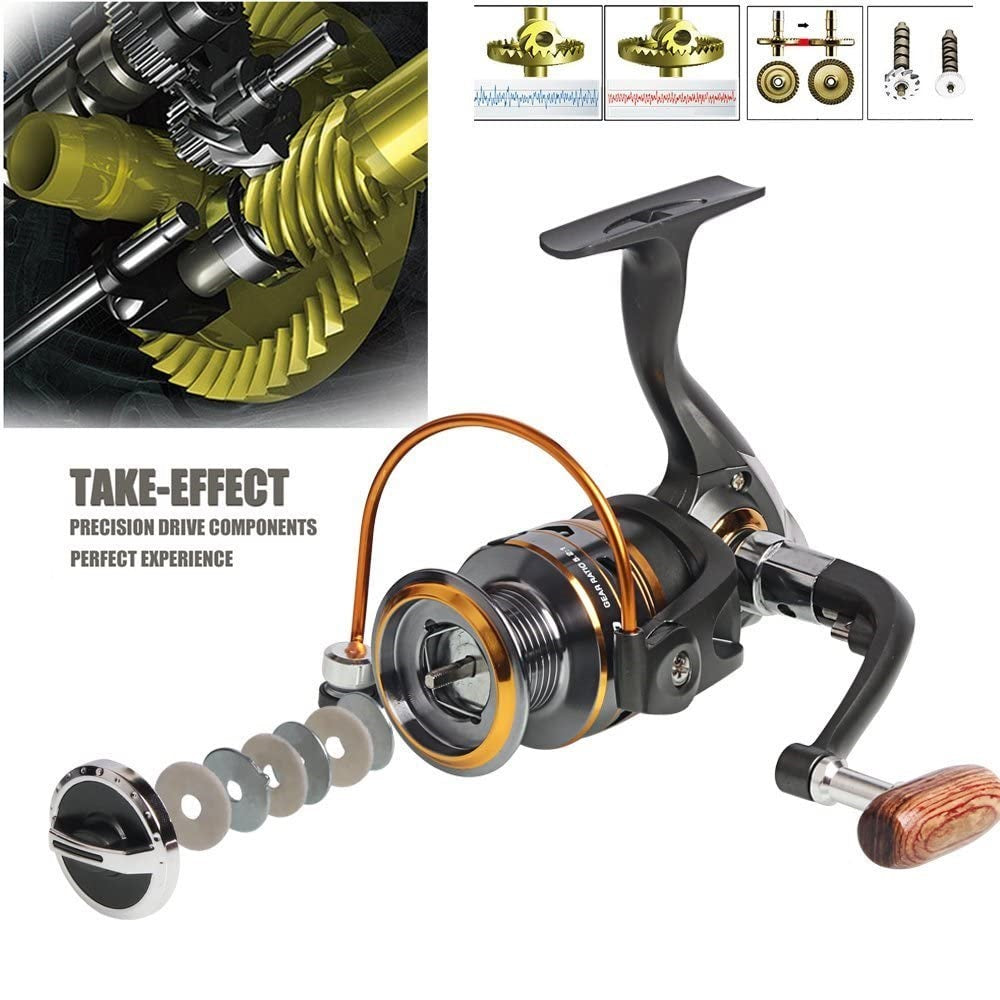 Spinning Fishing Reels for Freshwater - DK5000 Model