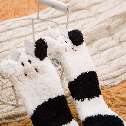 Winter Socks for Girls - Funny Animals - [1 Pair]