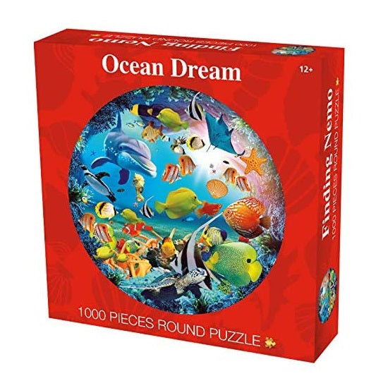 Ocean Sea World Round Puzzle - 1000 Pieces Jigsaw