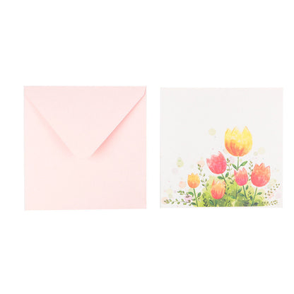 3D Tulips Pop Up Card and Envelope